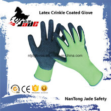 13G Nylon Palm Latex Crinkle Coated Work Glove